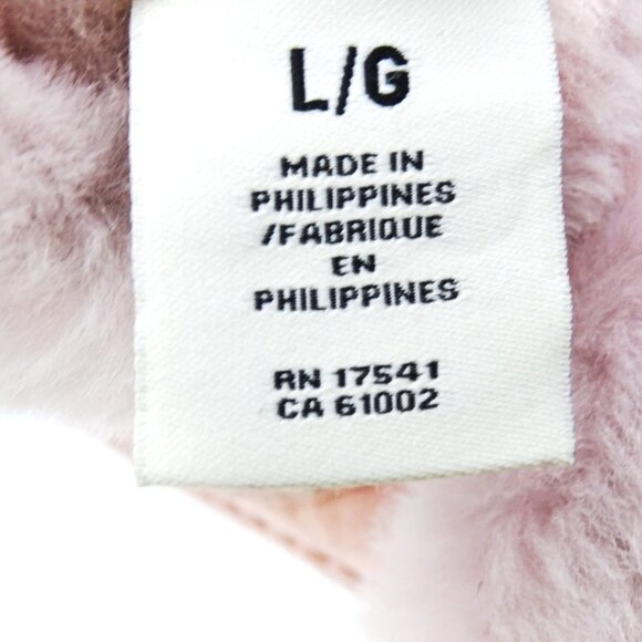 UGG Pink Color Genuine Dyed Shearling Slim Side Vent Gloves  Size L - Picture 7 of 9